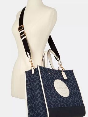 Coach Dempsey tote bag in Signature Denim